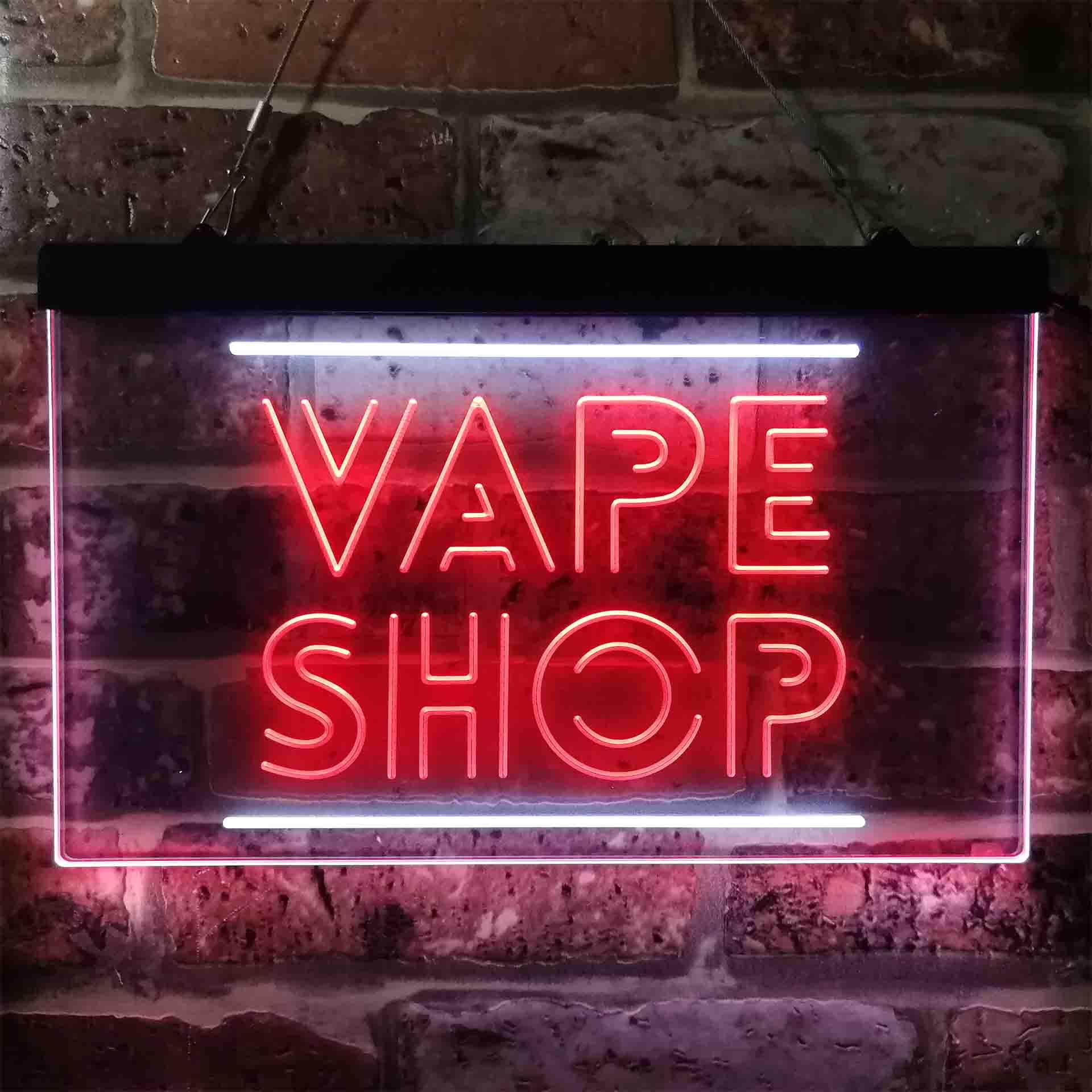 VAPE SHOP Dual Color Led Neon  - Vaping Shop avaliação e preço