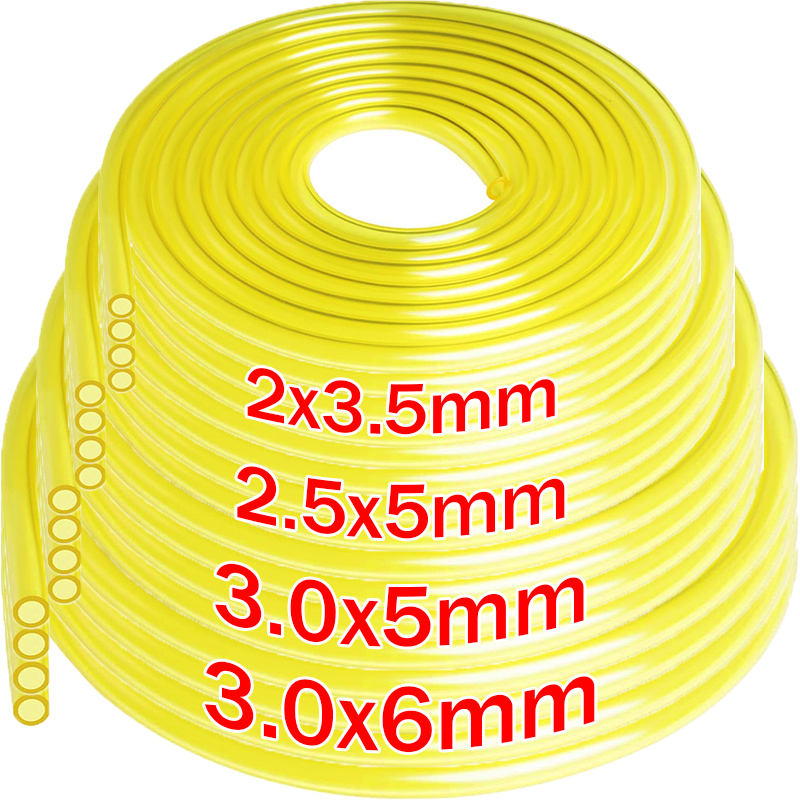 Yellow Fuel Line Hose Set 2x3. - Weed Vaping Accessories avaliação e preço