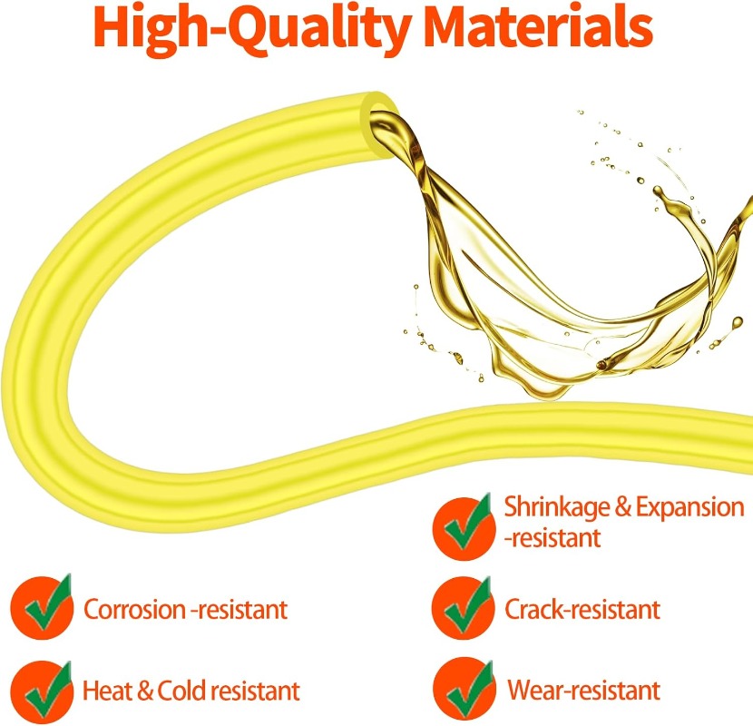 Yellow Fuel Line Hose Set 2x3. - Weed Vaping Accessories avaliação e preço