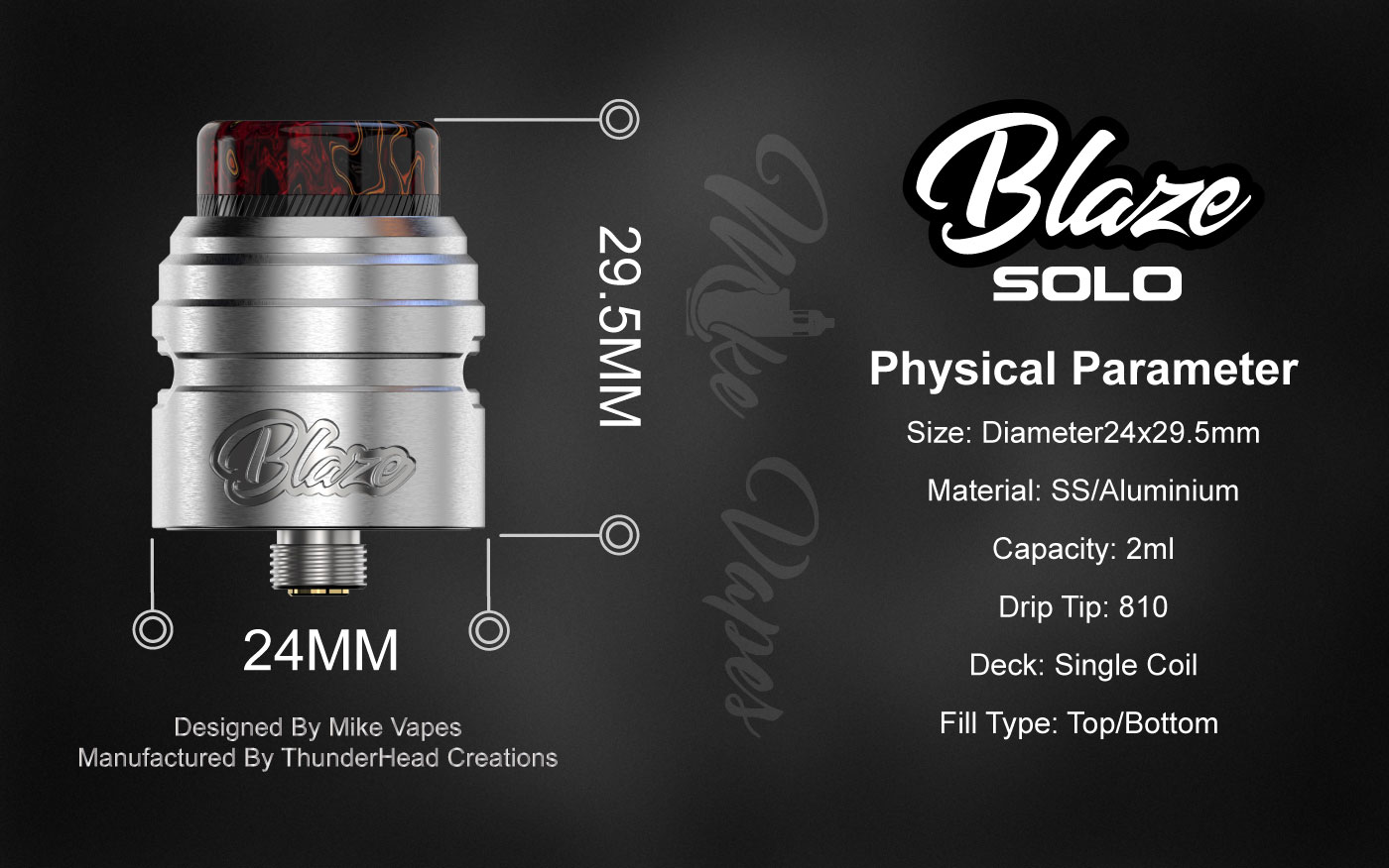 Original ThunderHead Creations - Rda Atomizer Deck avaliação e preço