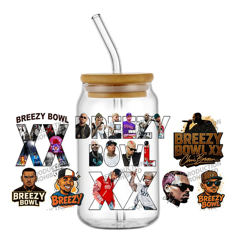 New Popular Singer Chris Brown - Rdta Tank Glass avaliação e preço