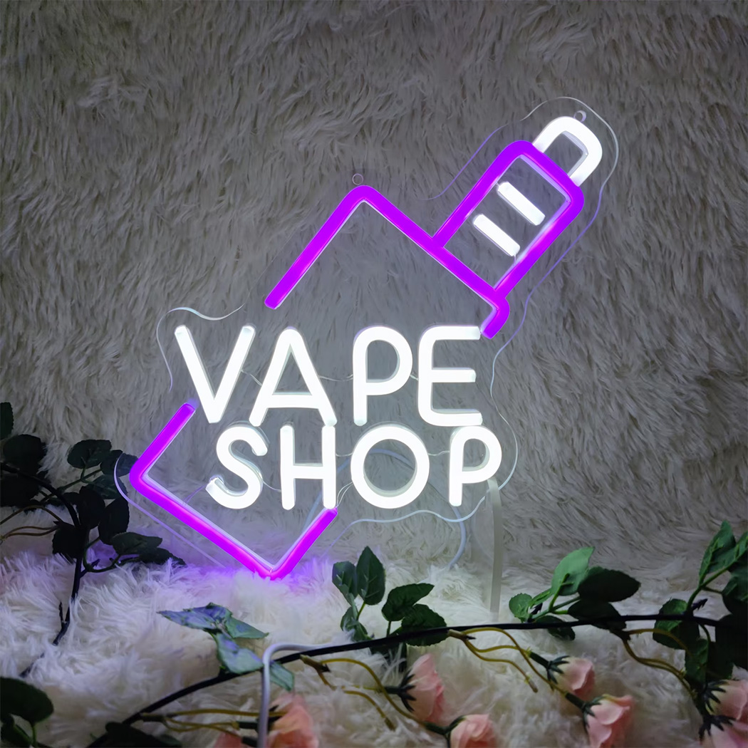 VAPE Shop LED Neon Sign Fit Fo - Vaping Shop avaliação e preço