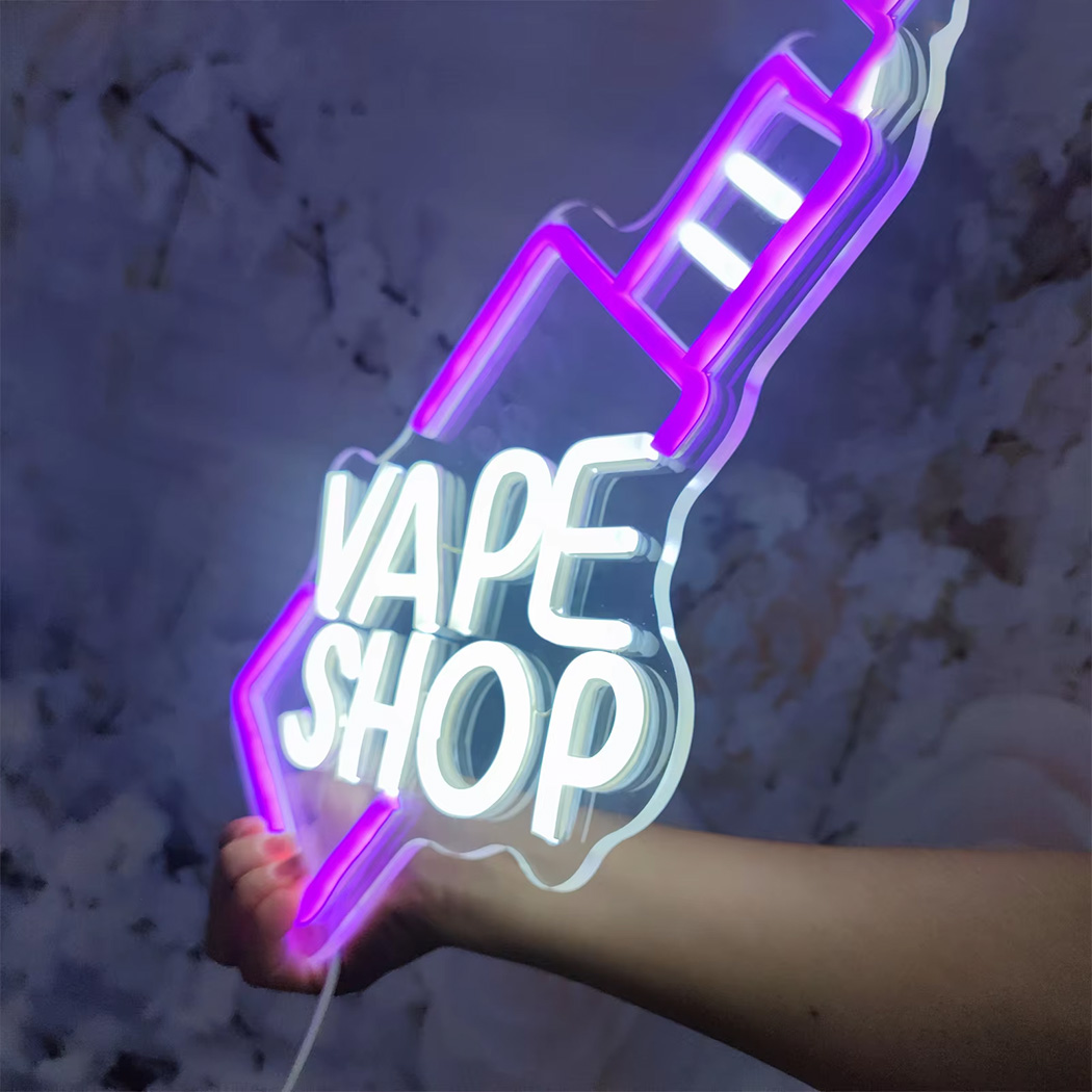 VAPE Shop LED Neon Sign Fit Fo - Vaping Shop avaliação e preço