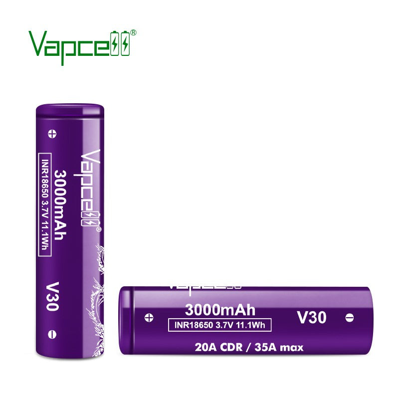 Vapcell V30 18650 3000mah 20A/ - Vape Battery 18650 avaliação e preço