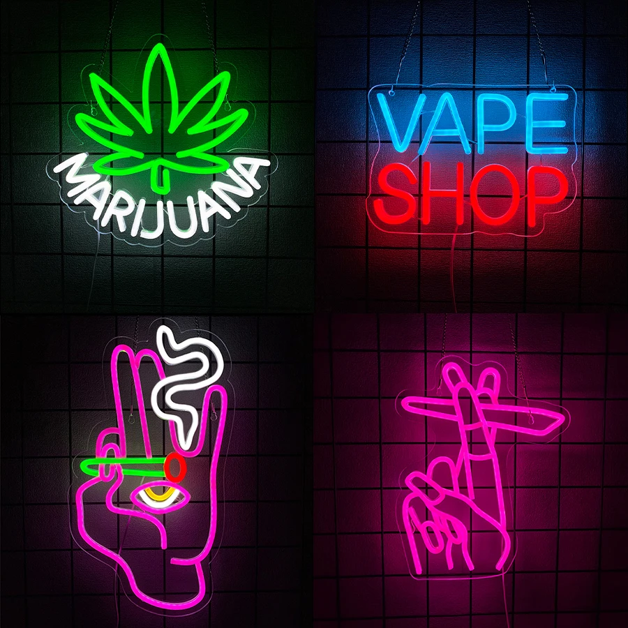 Vape Shop Neon Sign For Wall D - Vaping Shop avaliação e preço