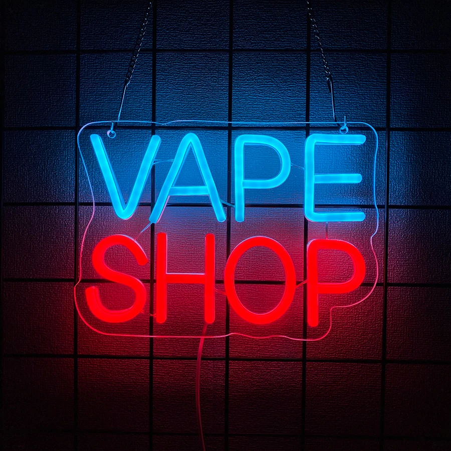 Vape Shop Neon Sign For Wall D - Vaping Shop avaliação e preço