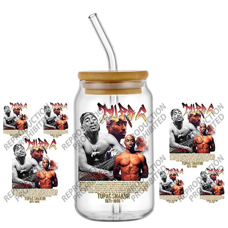 Popular Rapper Superstar TUPAC - Rdta Tank Glass avaliação e preço