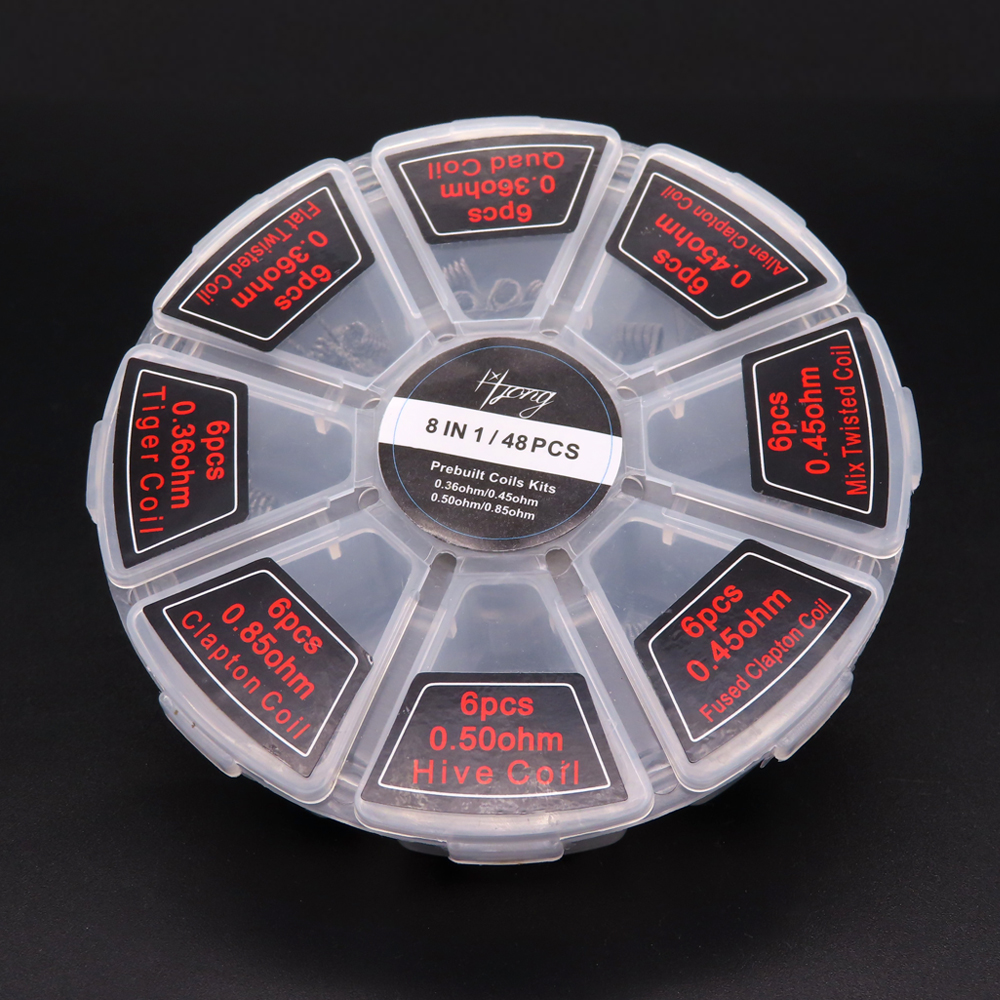 48pcs/set Premade Coils RTA RD - Vaping Area avaliação e preço