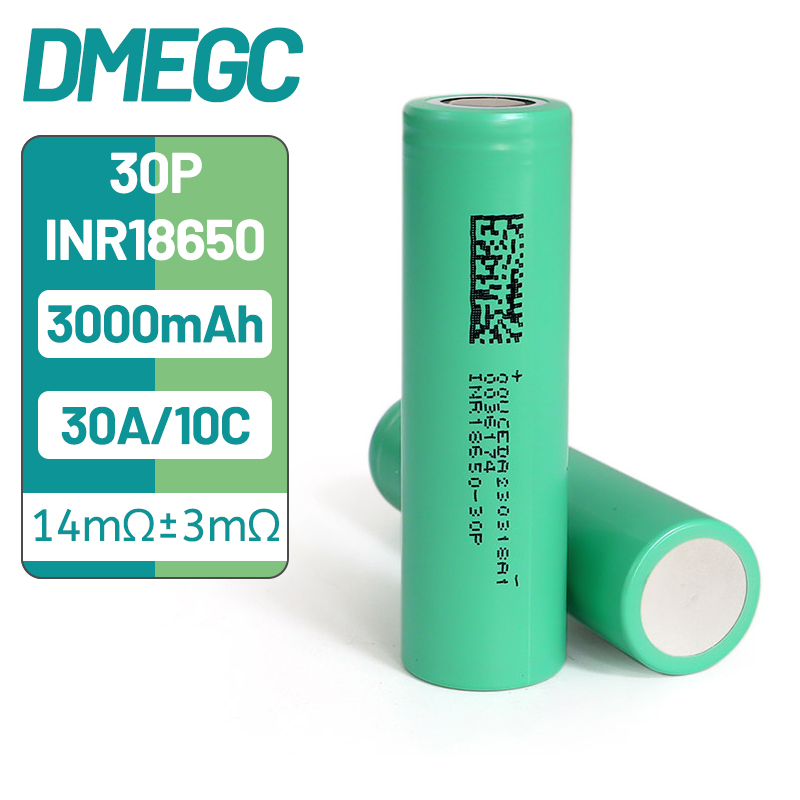 10PCS DMEGC 30P INR18650 3000m - Vape Battery 18650 avaliação e preço