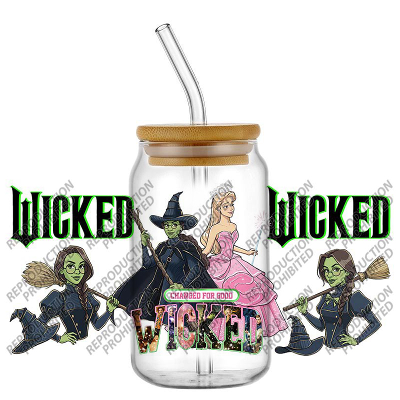3D UV DTF Witch Bow Pattern cu - Rdta Tank Glass avaliação e preço