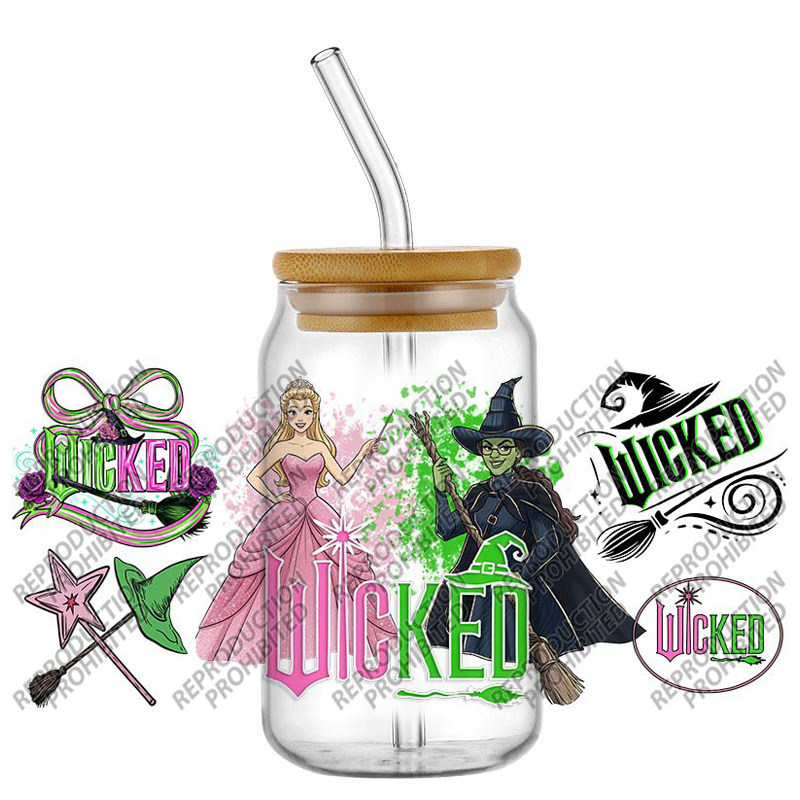 3D UV DTF Witch Bow Pattern cu - Rdta Tank Glass avaliação e preço