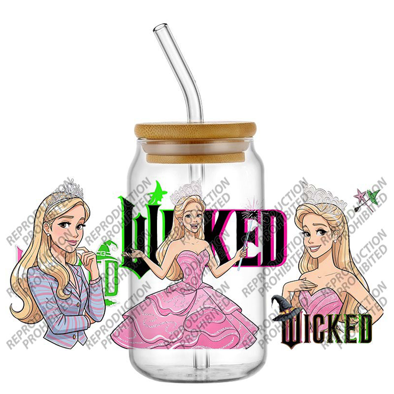 3D UV DTF Witch Bow Pattern cu - Rdta Tank Glass avaliação e preço