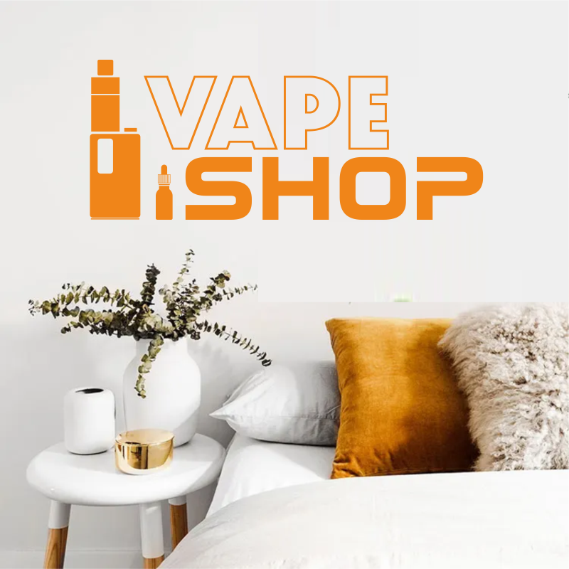 Vinyl Wall Decals Vape Shop Si - Vaping Shop avaliação e preço