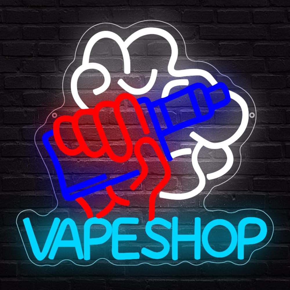 Vape Shop Neon Sign USB Powere - Vaping Shop avaliação e preço
