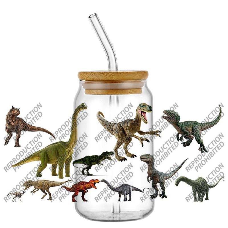 Popular Dinosaur World Design  - Rdta Tank Glass avaliação e preço
