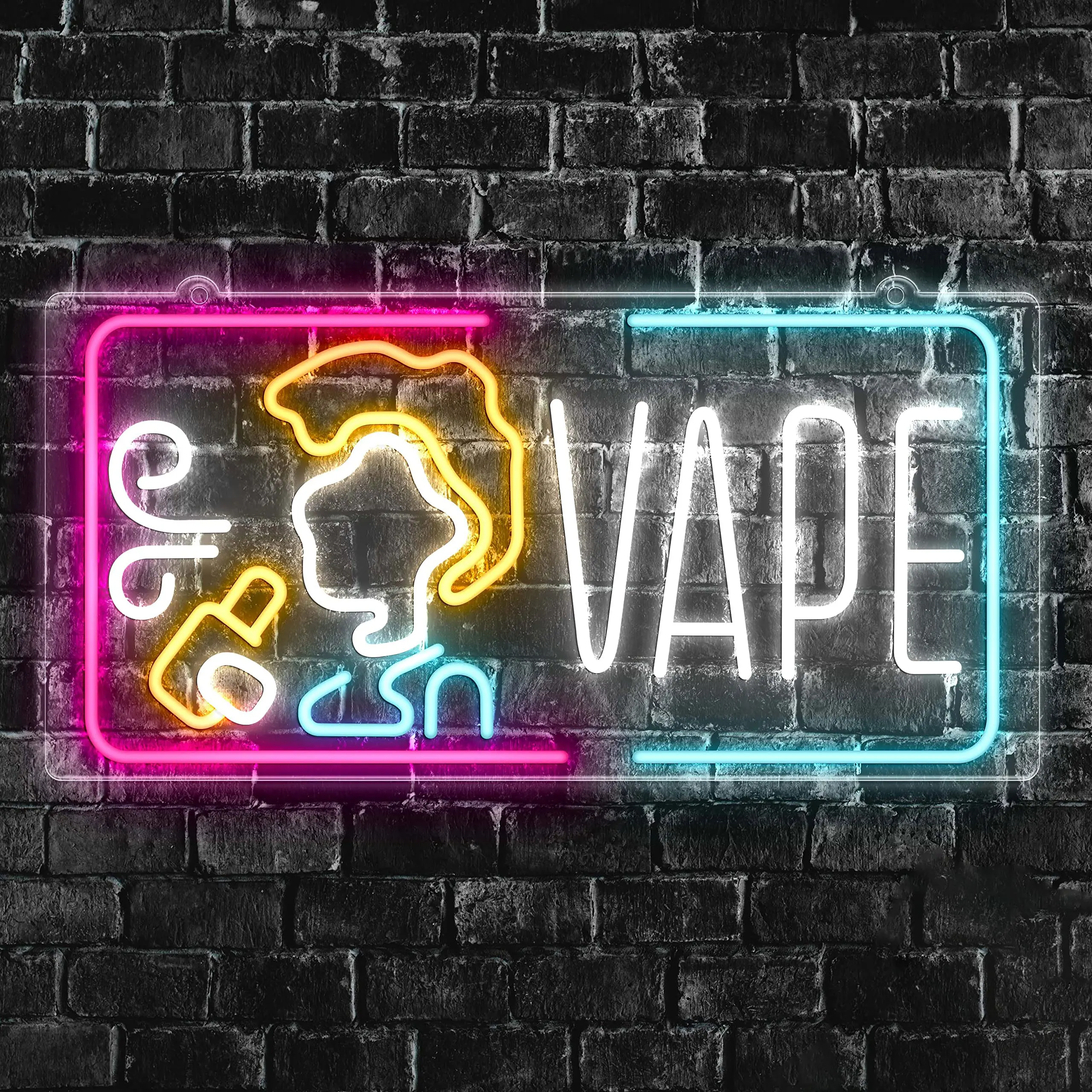 Vape Neon Sign Dimmable Smoke  - Vaping Shop avaliação e preço